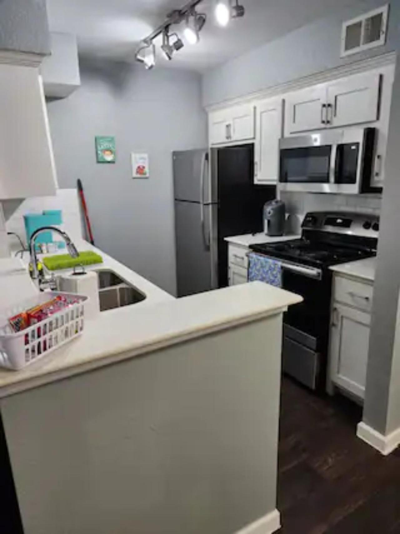 Blue Shark *B501* @ Medical Center 1Br Modern King Apartment With Private Patio Houston Exteriér fotografie